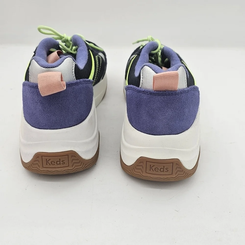 Keds K-89 Suede/Leather Sneakers | Blue Multi | Women’s 9.5 M | New Without Box